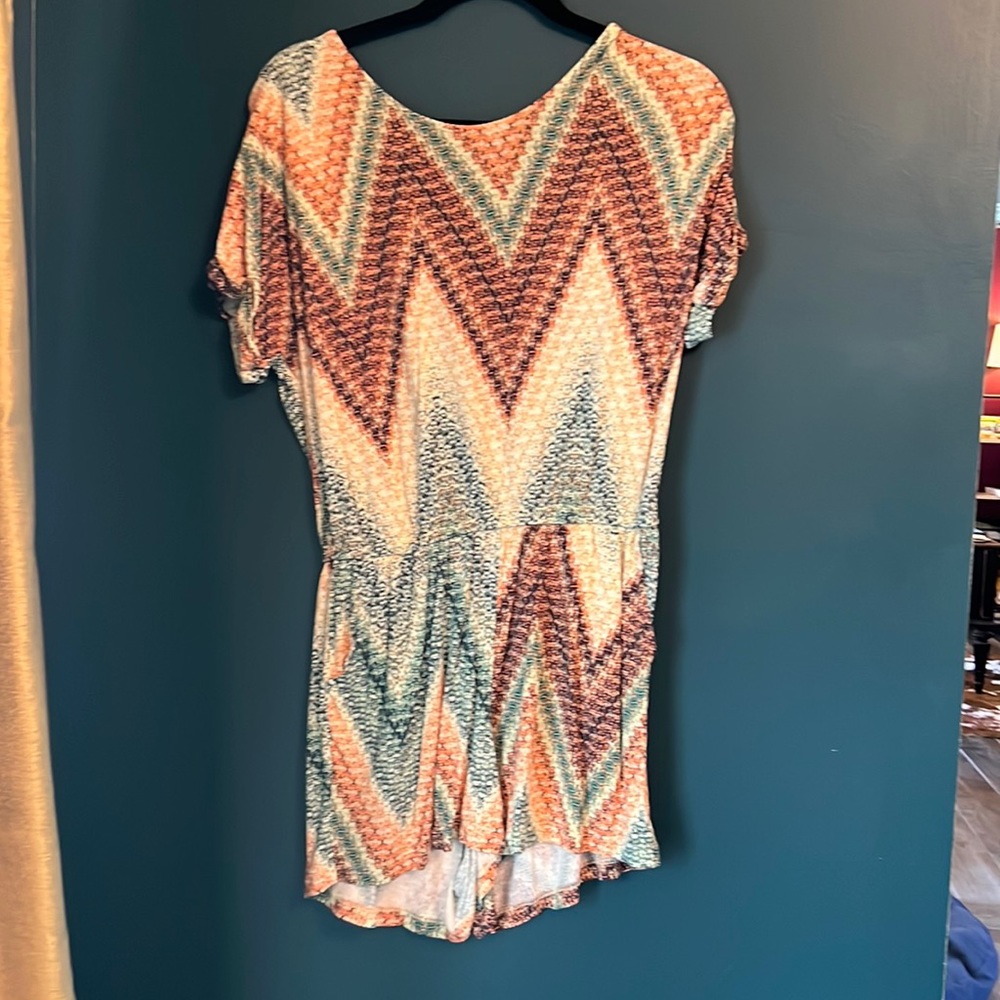 Lascana cotton boho style romper size 6